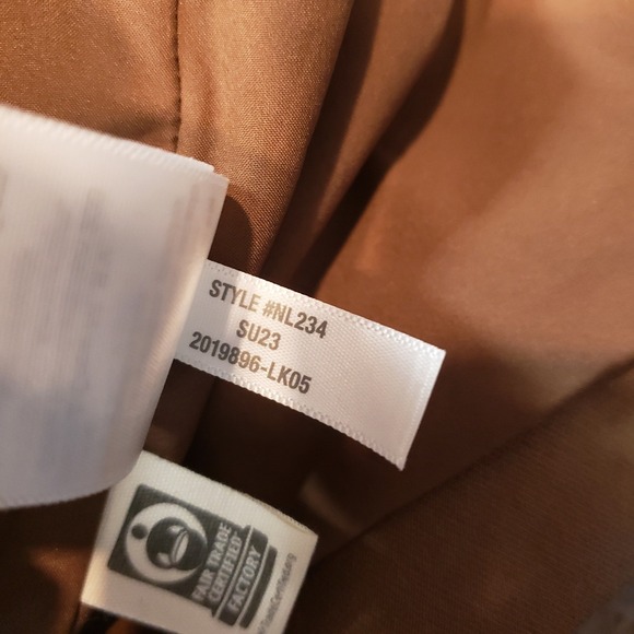 Madewell XL The Dorset Crop Blazer Jacket Brown Light Roast Workwear NL234 - Picture 7 of 8